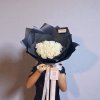 10 Stems White English Roses Bouquet